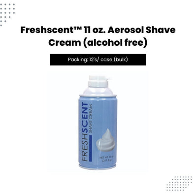 FreshScent 11 oz. Aerosol Shave Cream (alcohol free)