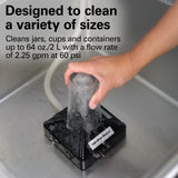 HAMILTON BEACH Container Rinser, 64 oz. Liters, Break-Resistant Polycarbonate Container