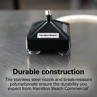 HAMILTON BEACH Container Rinser, 64 oz. Liters, Break-Resistant Polycarbonate Container