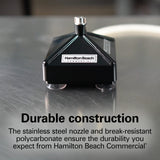 HAMILTON BEACH Container Rinser, 64 oz. Liters, Break-Resistant Polycarbonate Container