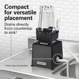 HAMILTON BEACH Commercial Container Rinser Station, Stainless Steel Drain Grate, Nitrile Rubber Bushing