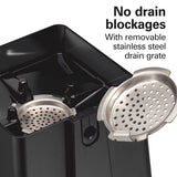 HAMILTON BEACH Commercial Container Rinser Station, Stainless Steel Drain Grate, Nitrile Rubber Bushing