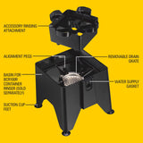 HAMILTON BEACH Commercial Container Rinser Station, Stainless Steel Drain Grate, Nitrile Rubber Bushing