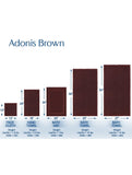 ADONIS Luxury Bath Towel 27" x 54" #14.00Lbs/dz Standard Full Terry 6/Pack Color BROWN