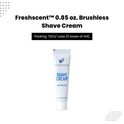 FreshScent 0.85 oz. Brushless Shave Cream