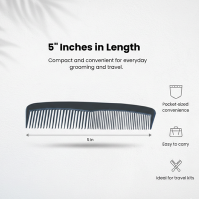 FreshScent 5" Black Comb