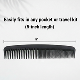 FreshScent 5" Black Comb (144 pieces per polybag)