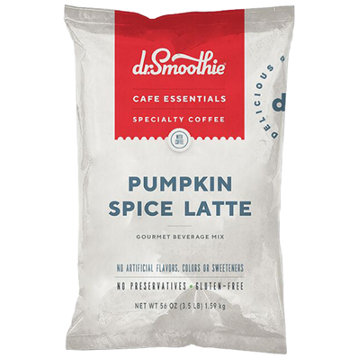 Dr. Smoothie Cafe Essentials Gourmet Beverage Mix Pumpkin Spiced Latte 3.5 lb