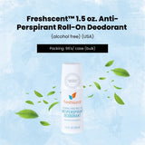 FreshScent 1.5 oz. Anti-Perspirant Roll-On Deodorant (alcohol free) (USA)