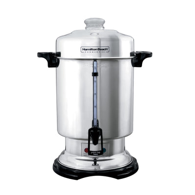 HAMILTON BEACH 60-Cup Coffee Urn, Stainless Steel Exterior, Ready-to-Serve Light