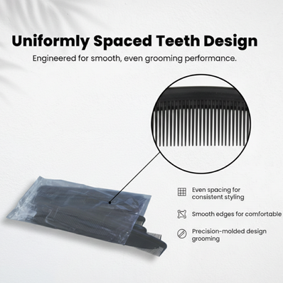 FreshScent 7" Black Comb (12 per polybag)