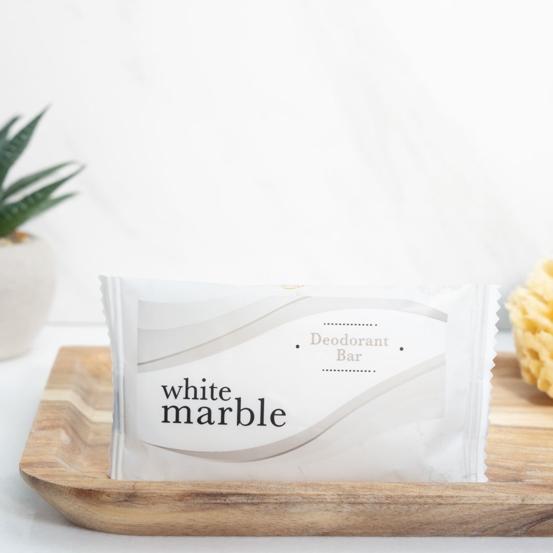 WHITE MARBLE Dial  Deodorant Bar Refreshing Hydro Formula Flow Wrap 1.5 oz
