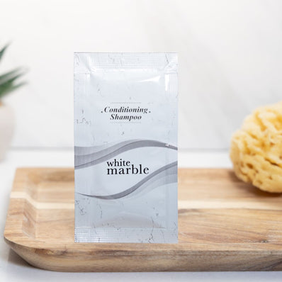WHITE MARBLE Breck Conditioning Shampoo Refreshing Hydro Formula - Packet 0.25 oz