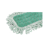 Green Microfiber Dry Pad With Fringe - 24"L color:Green