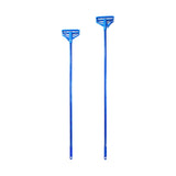 Quick Release Fiberglass Mop Handle - 60"L Fiberglass Handle color:Blue