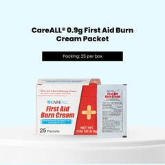 CareALL® 0.9g First Aid Burn Cream Packet