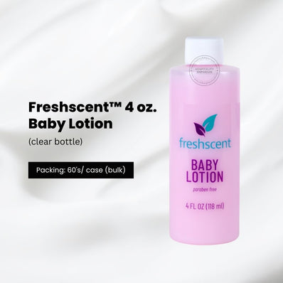 FreshScent 4 oz. Baby Lotion (clear bottle)
