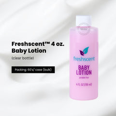 FreshScent 4 oz. Baby Lotion (clear bottle)
