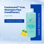 FreshScent 4 oz. Shampoo Plus Conditioner (clear bottle)