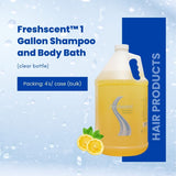 Freshscent™ Gallon Shampoo and Body Wash (2in 1) clear Refill Jug 3.78L 4/ Pack