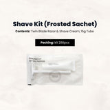 Shaving Kit - Contents Twin Blade Razor & Shave Cream, 15g Tube 288/cs