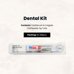 Dental Kit - Contents: Toothbrush & Colgate Toothpaste, 5g Tube 288/cs