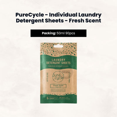 Individual Laundry Detergent Sheets - Fresh Scent, 6 pk