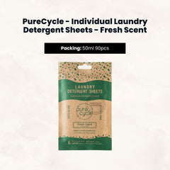 Individual Laundry Detergent Sheets - Fresh Scent, 6 pk 40/cs