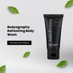 Bodyography Body Wash 1.4oz, 40ML 300/cs Flip-Top Cap