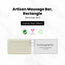 Bodyography Blanc Artisan Massage Bar, Rectangle 50g (Case 200's/Pack)