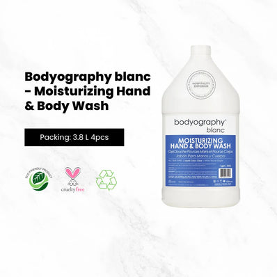 Bodyography Blanc Moisturizing Hand & Body Wash 1 Gallon, 3.8L
