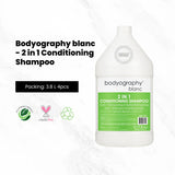 Bodyography Blanc 2-in-1 Conditioning Shampoo 1 Gallon, 3.8L (Case 4's/Pack)
