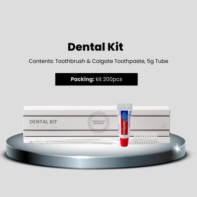 Accessories Collective Box, Dental Kit - Contents: Toothbrush & Colgate Toothpaste, 5g Tube