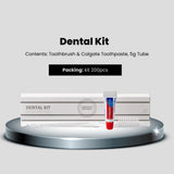 Accessories Collective Box, Dental Kit - Contents: Toothbrush & Colgate Toothpaste, 5g Tube 200/cs