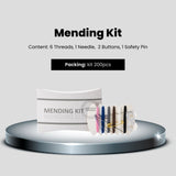 Accessories Collective Box, Mending Kit - Contents: 6 Threads, 1 Needle, 2 Buttons, 1 Safety Pin 500/cs
