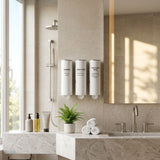 Delton Shampoo Dispenser - White