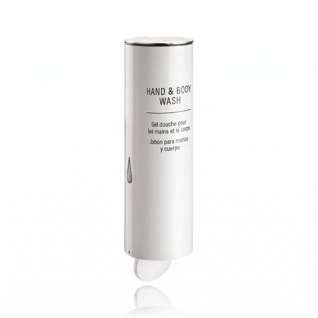 Delton Hand & Body Wash Dispenser - White