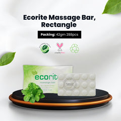 Ecorite Massage Bar, Rectangle 1.5oz, 42g (Count 288's/Pack)