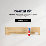 Accessories Collective Sustain, Dental Kit - Contents: Wheat Straw Toothbrush & Colgate Toothpaste, 5g Tube 300/cs