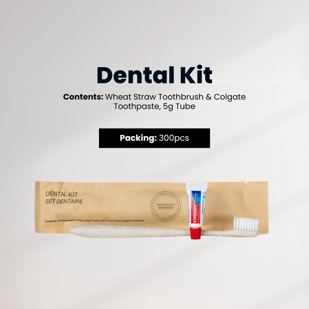 Wheat Toothpaste Accessories Collective Sustain, Dental Kit - Contents: Wheat Straw Too ...