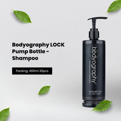 Bodyography LOCK Pump Bottle - Shampoo 13.5oz, 400ML
