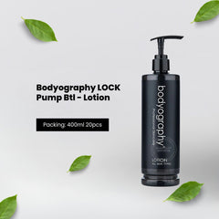 Bodyography LOCK Pump Bottle - Lotion 13.5oz, 400ML 20/cs