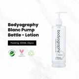 Bodyography Blanc Pump Bottle - Lotion 13.5oz, 400ML (Case 20's/Pack)