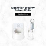 Dispensing Systems, Magnetix - Security Collar - White Special Order 96/cs