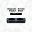 Dispensing Systems, Magnetix - Double Bracket - Black (Count's 24/Pack)