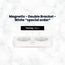 Dispensing Systems, Magnetix - Double Bracket - White Special Order 24/cs