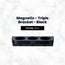 Dispensing Systems, Magnetix - Triple Bracket - Black 24/cs