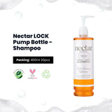 Nectar LOCK Pump Bottle - Shampoo 13.5oz, 400ml (Count 20's/Pack)