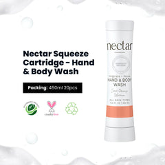 Nectar Squeeze Cartridge - Hand & Body Wash 15.22oz, 450ml 20/cs