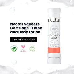 Nectar Squeeze Cartridge - Hand and Body Lotion 15.22oz, 450ml 20/cs